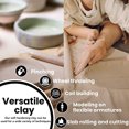 thumbnail image 3 of Clay Old Potters Air Dry, 4,5 kg, color blanco de primera calidad, 3 of 6