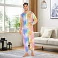 thumbnail image 3 of joogoo Rainbow Tie Dye-a2 Unisex Adults Onesies Pajamas Jumpsuits L, 3 of 7