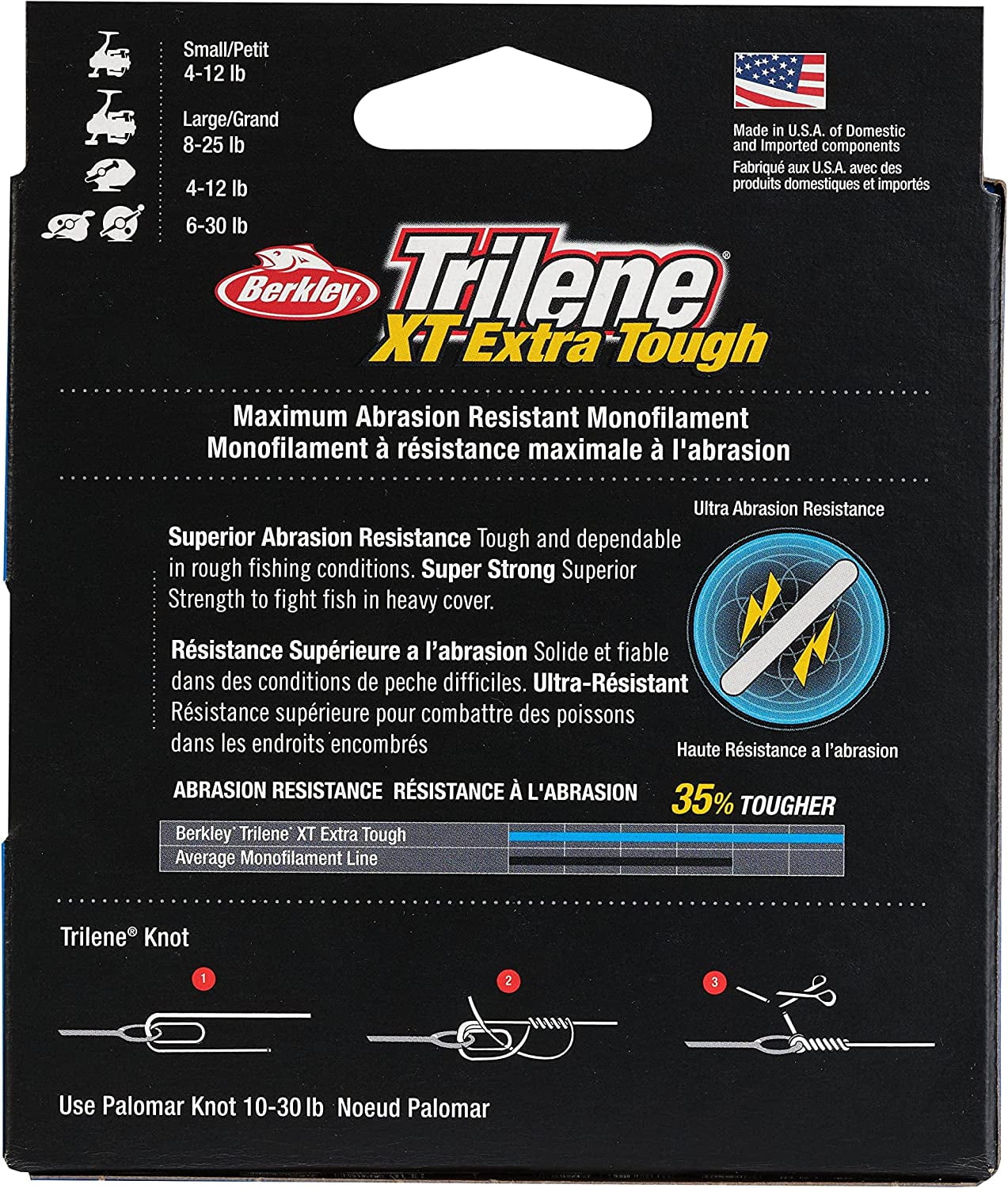 berkley 4 xt fishing line Trilene XT, 12 LB. (3000YD) Clear Tough against all sharp objects Berkley Trilene XT 10lb (300yd)