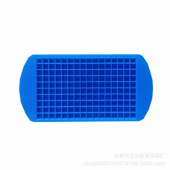 Silicone Mini Ice Cube Trays, 160 Small Ice Cube Molds Easy Release Crushed Ice Cube for Chilling Whiskey Cocktail, BPA Free Flexible Stackable and Durable Soft Mold Storage Containers
