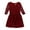 Red, variant on Kensie Womens Flare Lace A-line Dress, Blue, Medium