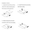 thumbnail image 4 of Hard Drive Adapter, 9.5Mm Thick Dual Boot HDD Caddy, Hard Disk Drive, For -Ii -I, 4 of 8