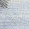thumbnail image 6 of SAFAVIEH Abstract Rumen Solid Color Area Rug, Ivory/Blue, 3' x 5', 6 of 10
