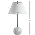 thumbnail image 3 of JONATHAN Y Miami 29" Minimalist Resin/Metal LED Table Lamp, Gold/White, JYL3065A, 3 of 6