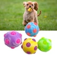 thumbnail image 1 of Flmtop Dog Molar Ball Bite Resistance Safe TPR LED Dancing Ball Toys for Dog Random Color, 1 of 9