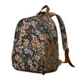 thumbnail image 2 of Boho Floral Students Backpack - Tropical Bloom and Blossom Design with Water-Repellent Oxford Fabric, Comfortable Dual Shoulder Support for School and Travel, 2 of 6