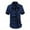 Dark blue, variant on Clearance! Hontri Men's Short Sleeve Lattice Plaid Painting Large Size Casual Top Blouse Shirts Men's Dress Shirts Black Xl