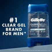 Gillette Antiperspirant and Deodorant for Men, Clear Gel, Arctic Ice, 3.8oz