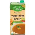 Pacific Natural Foods Organic Low Sodium Vegetable Broth, 32 oz (Pack