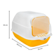 thumbnail image 5 of Arenero Cerrado Para Gato Con Pala Puerta Lab.G, Amarillo Blanco, 5 of 5