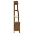 thumbnail image 2 of Modway Bixby 21" Modern MDF Wood Storage Bookshelf in Walnut/White, 2 of 6