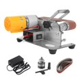 thumbnail image 1 of Mini Electric Belt Sander DIY Polishing Grinding Machine Multifunctional Grinder Belt Sander Cutter Edges Sharpene ,Wide Use, 1 of 6