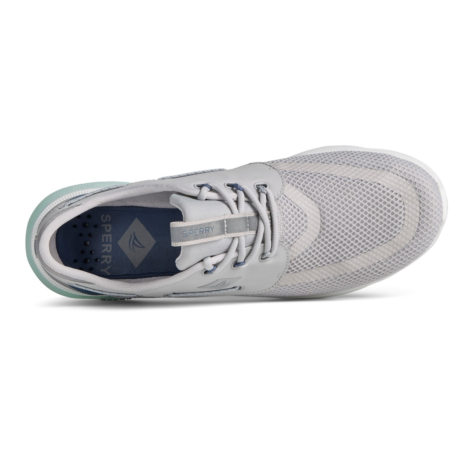 Sperry‎ 7 SEAS 3-Eye Mens Gray Mesh Nautical Athletic Sneakers Shoes size 11 7 Seas Sneaker Grey | Sperry main image 3