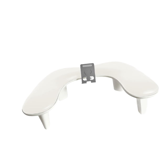 Soporte para brazos de manicura, cómodo y , herramienta de salón para uñas acrílicas, ideal para manicuristas principiantes y para uñas de los Blanco