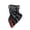 Black, variant on GobdXE Thin Red Line Flag Print Adult Neck Gaiter with Ear Loops Summer UV Sun Protection Breathable Outdoor Sports Face Covering Size:One Size