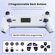 EUROA Phone Controller for iPhone/Android/Switch 2/1/OLED, Mobile Gaming Controller with Hall Effect Joysticks&Triggers, Programmable,Turbo & RGB Light
