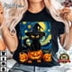 thumbnail image 3 of Playera Camiseta Van Gogh Noche Estrellada De Halloween Unsx, 3 of 5
