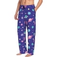 thumbnail image 6 of Sikiie Space Pajama Pants Men, PJ Bottoms, Sleep & Lounge Pants-Small, 6 of 6