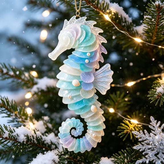 JHRGJIO Acrylic Christmas Ornament, Hanging Pendant Accent, Mini Xmas Tree Decorations Holiday Tree Indoor Home Decor Festival Gift Christmas Decorations Winter Decor