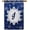 20, variante sur Monogramme Flocon de Neige d'Hiver Bienvenue, Drapeau de Maison Décoratif, Lettre Initiale, Bannière de Décoration pour Intérieur et Extérieur 28x40 Pouces Double Face