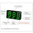 thumbnail image 2 of kingneed HUD Original Universal GPS Head Up Display Velocímetro Odómetro Pantalla de velocidad digital MPH Alarma de exceso de velocidad Reloj de coche para todos los vehículos C60S/C80/C90, 2 of 5
