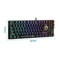 thumbnail image 3 of Teclado Mecánico Gamer Virtual Zone Switch Blue Retro Iluminado Rainbow Bora, 3 of 10