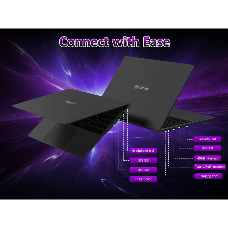 Laptop Computer, Intel N150 Quad-Core Processor,32GB RAM 1TB SSD