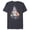 Navy Heather, variant on Disney Princess Sparkle Squad Winter Holiday Castle - Short Sleeve Blended T-Shirt for Adults - Customized-Dark Heather
