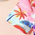 thumbnail image 4 of Kids Beachwear Set Summer Short Sleeve Shirt & Swim Trunks Outfit For Seaside Travel, 4 of 8