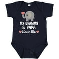 thumbnail image 3 of Inktastic Grammy and Papa Love Me Grandchild Boys or Girls Baby Bodysuit, 3 of 5