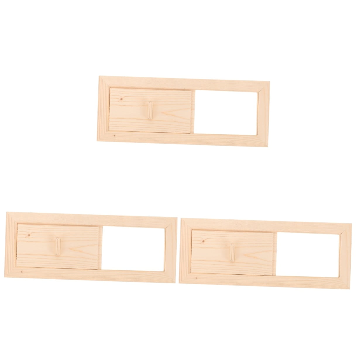 Worgeous 3pcs Sauna Room Cedar Air Vent Grille Wooden Summer Sauna Ventilation Panel