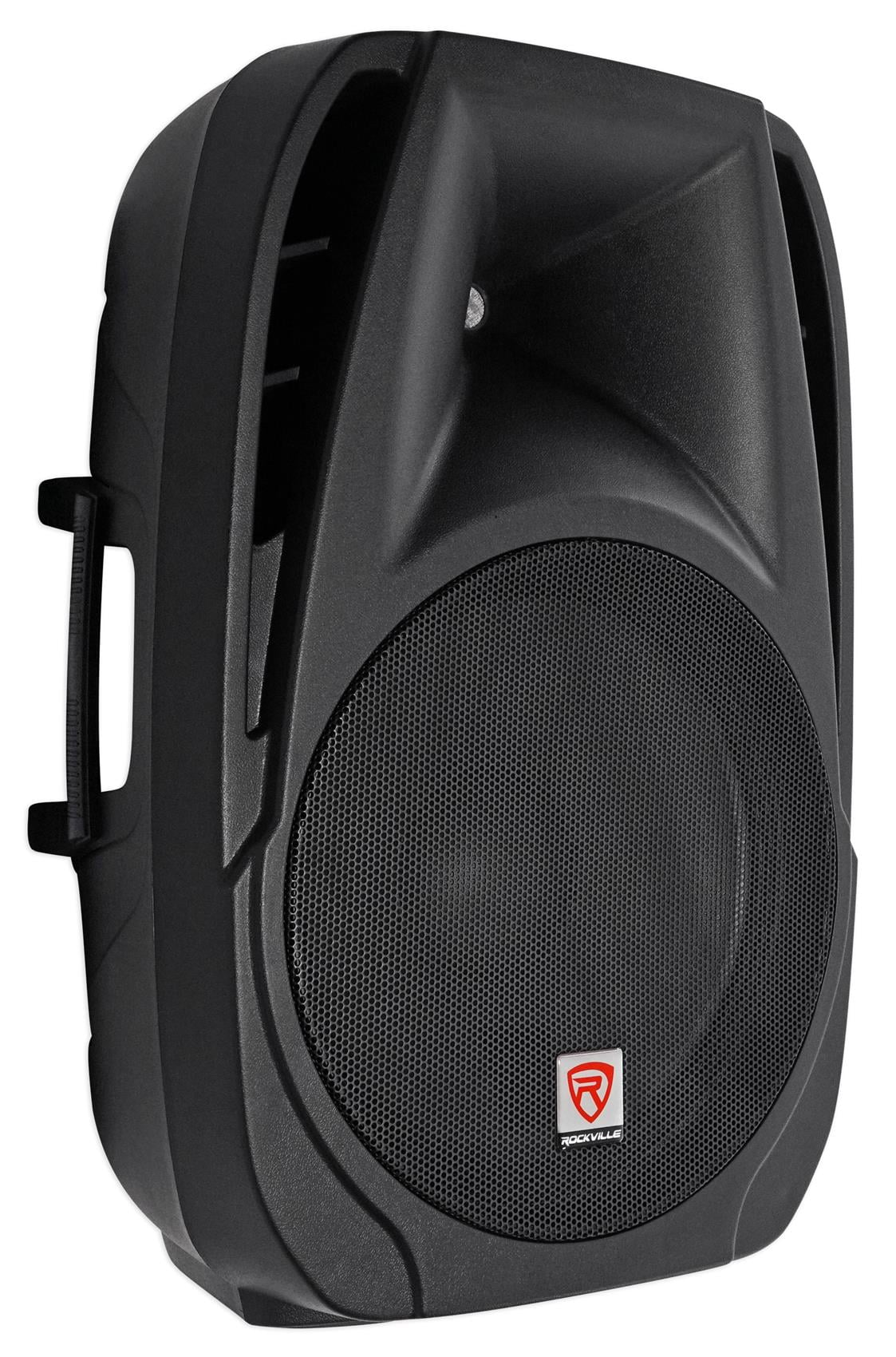 Rockville RPG2X15 Package PA System Mixer/Amp+15" Speakers+Stands+Mics+Bluetooth