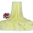 thumbnail image 1 of Xingzhi Versatile Long Scarf For Different Outfits And Occasions Made With Chiffon Long Shawls And Wraps light yellow, 1 of 6