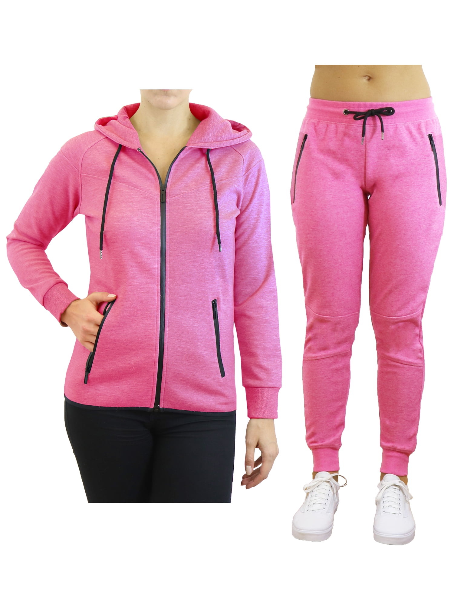 logo hooded jogger set