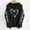 #0303-Black, variant on Uootdi Love Heart Print Graphic Sweatshirts for Women Funny Crewneck Casual Loose Spring Hooded Tops Festival Drawstring Pullover Spring Clothes Gift