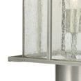 thumbnail image 3 of Elk Home 9-Inch Wide Oak Park Post Light Transitional-Brushed Aluminum, 3 of 4