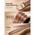 thumbnail image 3 of Timarkment Mens Belt Leather Belts for Men Black and Brown Belt for Work Causal Two Colors in One Belt, 3 of 6