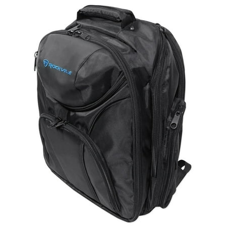 Rockville Travel Case Backpack Bag For Numark Mixtrack Pro DJ