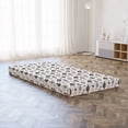 thumbnail image 5 of Food Foldable Mattress, Pastel Sketchy Lemons Motif, 74.8" x 39.4", Blush Charcoal Grey and White, by Ambesonne, 5 of 6