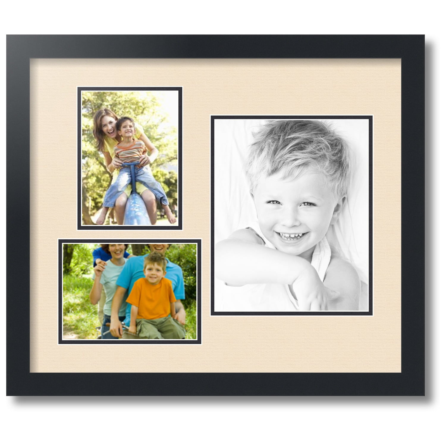 ArtToFrames Collage Photo Picture Frame with 1 8x10 and 2 5x7