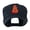 Navy, variant on Three Pumpkins with Funny Smile Embroidered Cap - Black OSFM