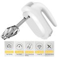 thumbnail image 2 of Blender egg beater electric 5-speed mixer kitchen multi-function baking egg beater small handheld portable egg beater fast egg beater stainless steel stirring rod, 2 of 8