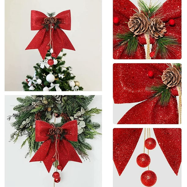1 pièce Sac de rangement pour tricot de Noël, sac fourre-tout de rangement  pour pommes et cadeaux de Noël, sac de décoration de Noël, fournitures de  fête, emballage de cadeau de Noël