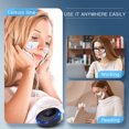 thumbnail image 2 of Electric Facial Massager with 4 Patches EMS Micro Current Remote Control USB Rechargeable Muscle Vibration Skin Lifting Tightening Anti-Wrinkle Mini Women Beauty Device, 2 of 8