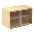 thumbnail image 2 of 2 Uds Moderno 1:12 Gabinete de Pastel de Madera Modelo Cocina Paisaje Muebles Suministros Decoración perfke Gabinete de pastel de muñeca, 2 of 5