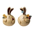 thumbnail image 2 of 2 esculturas creativas de conejo, estatua de resina, figura de animal, arte decorativo S, 2 of 9