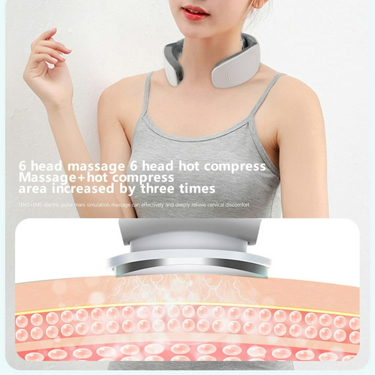 Electric Neck Massager,Intelligent Portable Neck Massager with 4