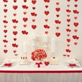 thumbnail image 6 of Valentines Day Party Decoration Red Heart Garland Heart ner for Valentines Anniversary Engagement Wedding Bridal Shower Party Supplies 4 packsBan, 6 of 6