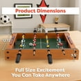 thumbnail image 6 of Hey Play 20-Inch Mini Foosball Table - Includes 2 Balls and Score Keeper, 6 of 6