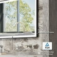 thumbnail image 2 of ANGELES HOME 72"x 36" LED Bathroom Mirror, LED Makeup Mirror for Bathroom, Anti-Fog Vanity Mirror with Lights, 3 Colors Dimmable, Touch Button Wall Mount Lighted Mirror (Horizontal/Vertical), 2 of 9